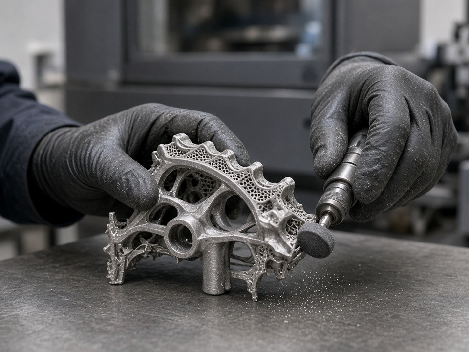 Wykańczanie wydruków 3D z metalu – Precyzyjna obróbka CNC i post-processing